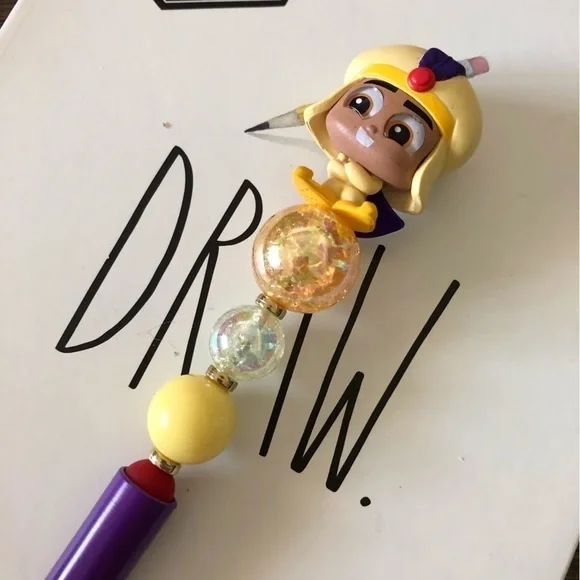 Disney Doorables: Aladdin: Aladdin as Prince handmade beaded pen