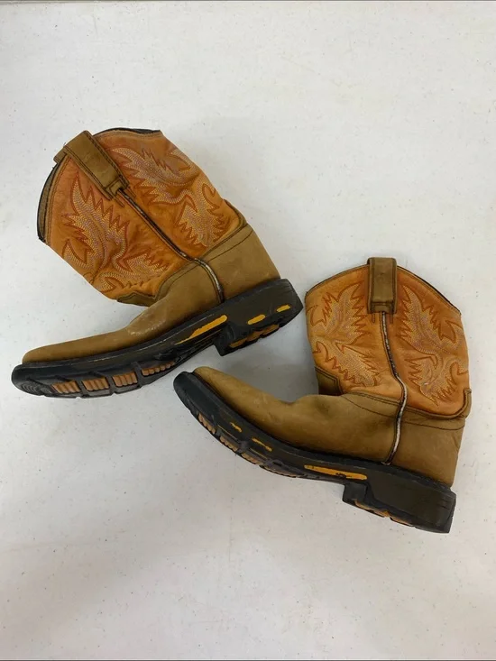 Ariat Tan/Brown Men's Western Work Boots
