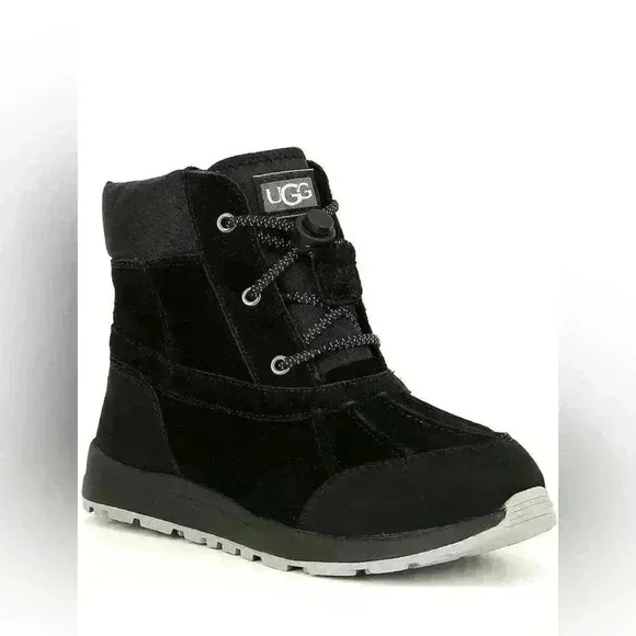 UGG KIDS Waterproof  Black Boots Insulated size 10 -Turlock Weather Model-