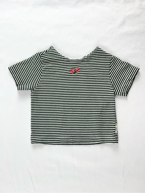 Gymboree 2011 Ladybug Rainbow Tag Striped Cotton Crewneck T-Shirt Size XS
