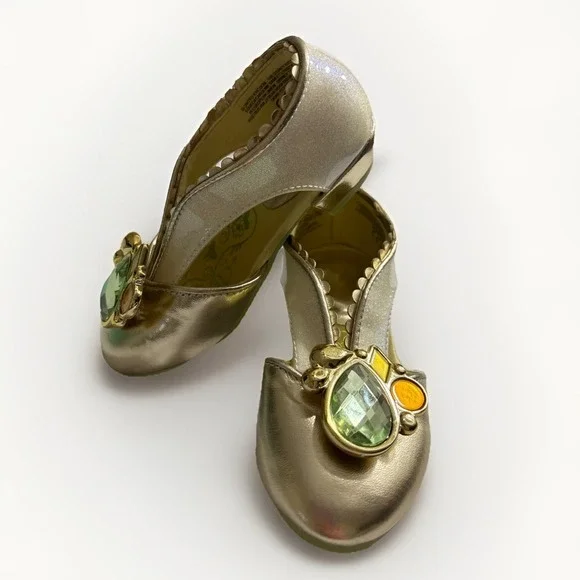 Disney Store Princess Tiana Costume Shoes The Princess and‎ the Frog Toddler 7/8