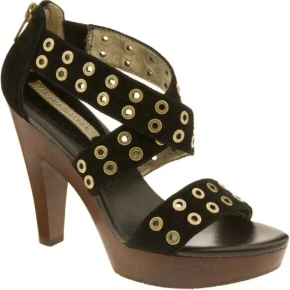 Banana Republic Bethel Suede Heel Sandals NEW!!