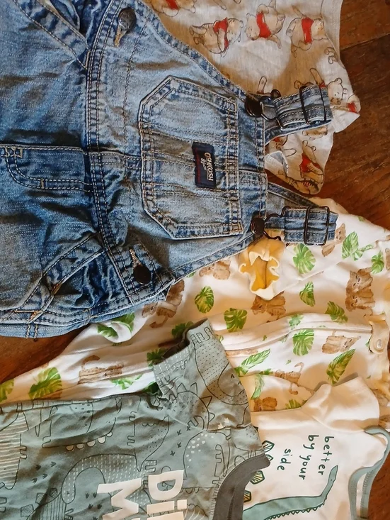 Lot Of Boys 6 To 9 Month Clothing OshKosh Overalls And More