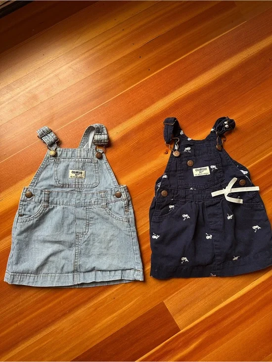 OshKosh B'gosh Overall Dresses 12 month