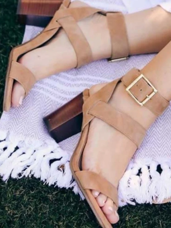 Vionic Sofia Suede Block Heel Ankle Strap Sandals Wheat Tan 9 Comfort Event Boho