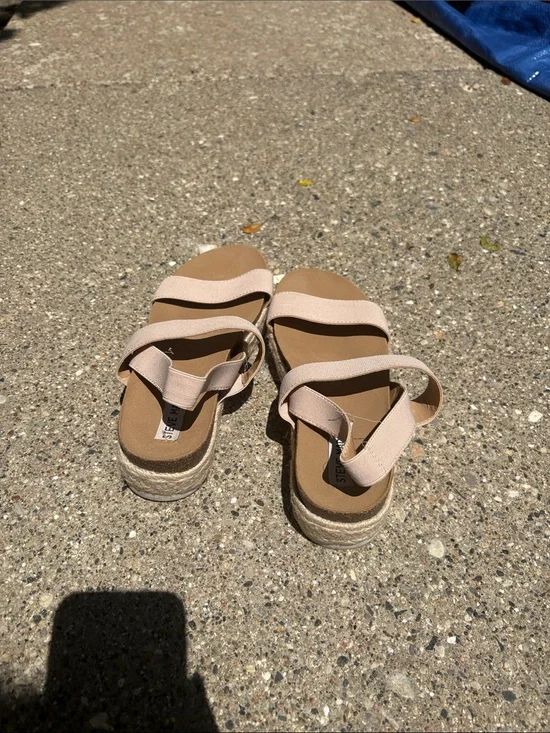 Steve Madden Blush Espadrille Platform Sandals