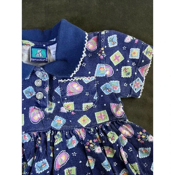 Vintage Sprocket Collared Dress