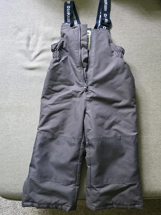 OshKosh B'gosh Dark Gray Kids Snow Overalls