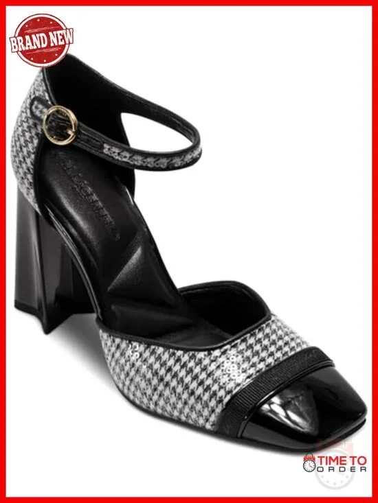 Closed Toe Block Heel Dress Heel Sandal