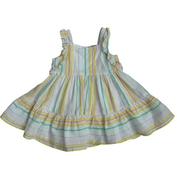Baby B’gosh pastel striped dress 9 months