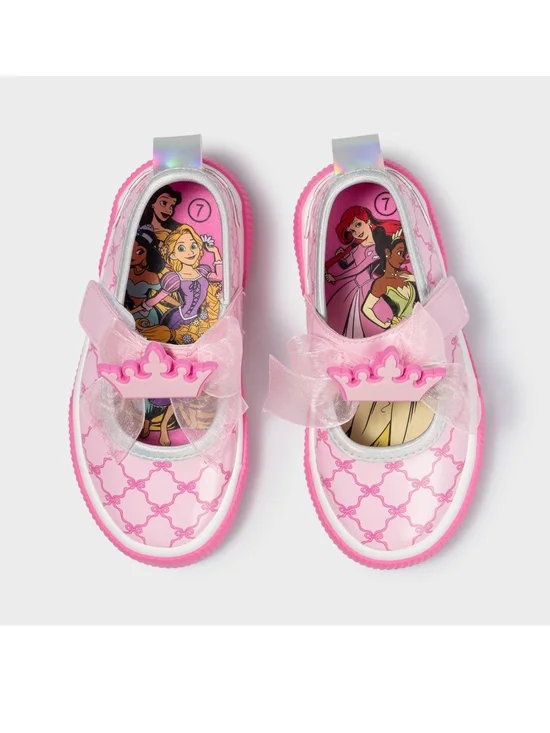 Disney Pink Princess Mary Jane Shoes with Crown Bow