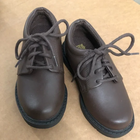 Boys ‘School Issue’ Dark Brown Scholar Oxford Shoes
