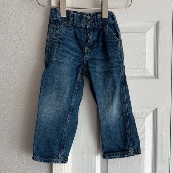 Oshkosh B’Gosh Classic Kids Carpenter Denim Jeans - Blue
