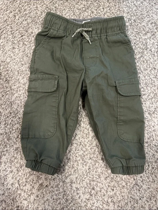 OshKosh B'gosh Olive Green Cargo Joggers