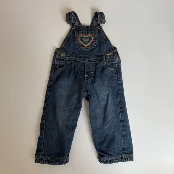Oshkosh Denim Heart Overalls