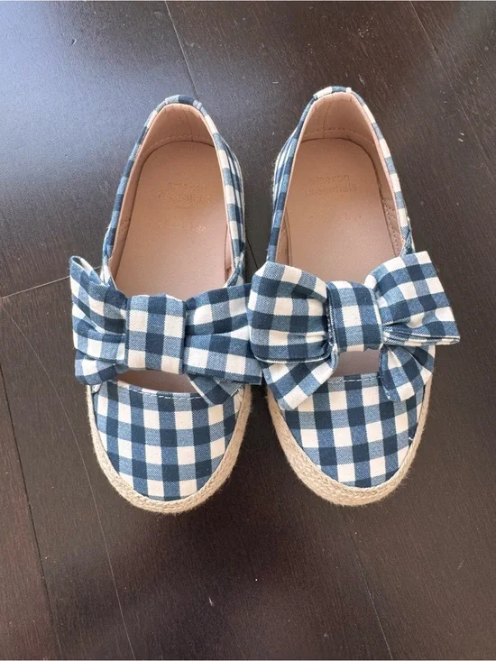 Amazon Essentials x Sofia Grainge Toddler Girls' Cotton Espadrilles with Bow T8