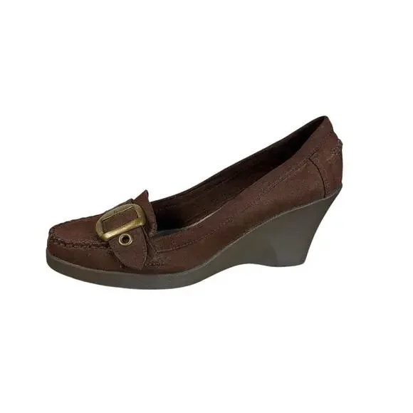 American Eagle Brown Suede Shoes Women's Size 10 Preppy NWT
