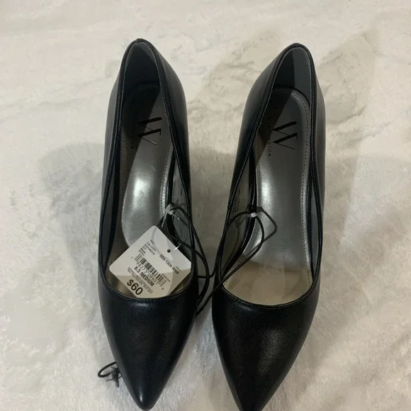 Worthington Wor Zilo Black 3 inch Heels Size 8.5M Women's Shoes NEW
