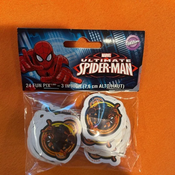 Marvel Ultimate Spider-Man Fun Pix for Cupcakes discontinued Wilton pack of 24