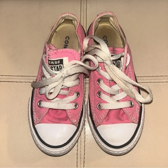 Converse Pink Canvas Sneakers