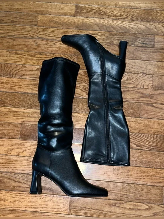 Steve Madden Hunny Knee High Boots Black Women’s Size 10 Regular Calf