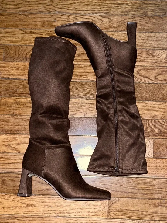 Steve Madden Hunny Knee High Boots Brown Women’s Size 8 Regular Calf