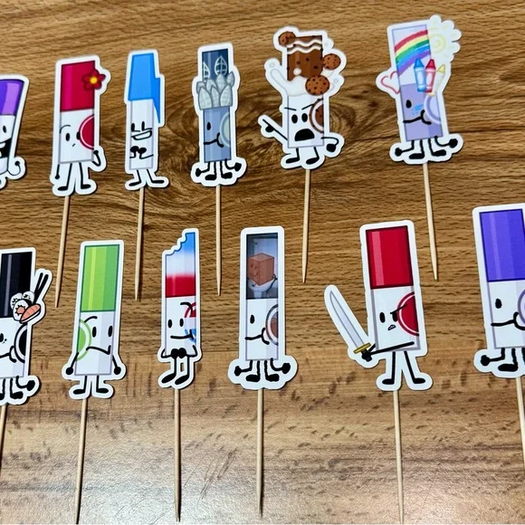 Roblox find the markers Character Cupcake Toppers