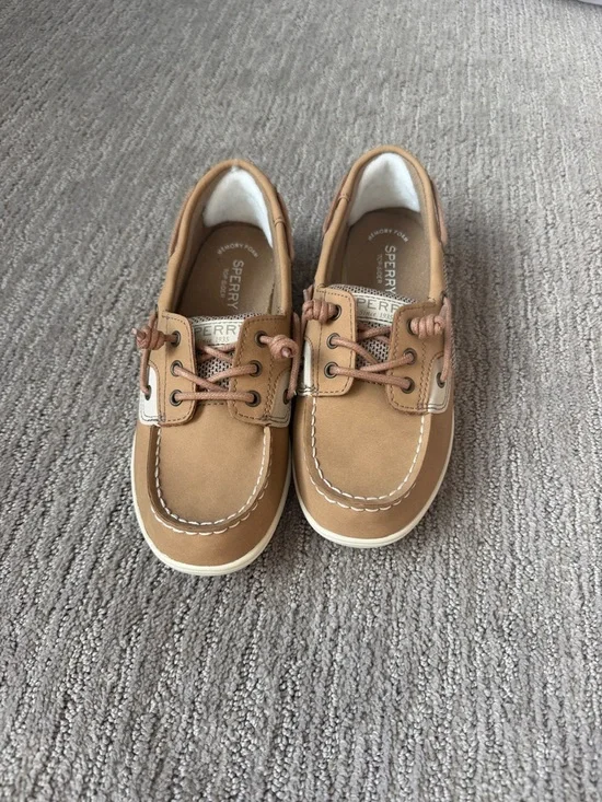 Sperry Kids Brown/Tan Boat Shoes