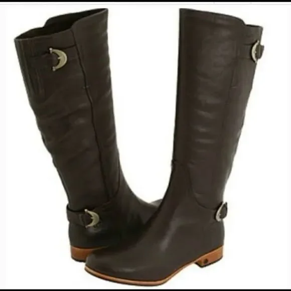 Revolve UGG Equestrian Amberlee Black knee high Riding Boots
