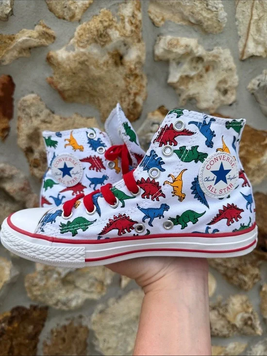 Converse dinoverse high tops kids 3 unisex