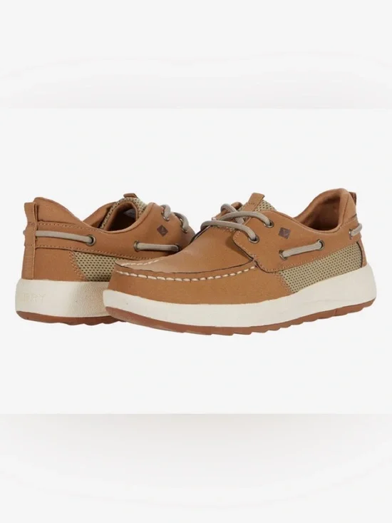 Sperry Fairwater Plush-wave Tan Moccasins