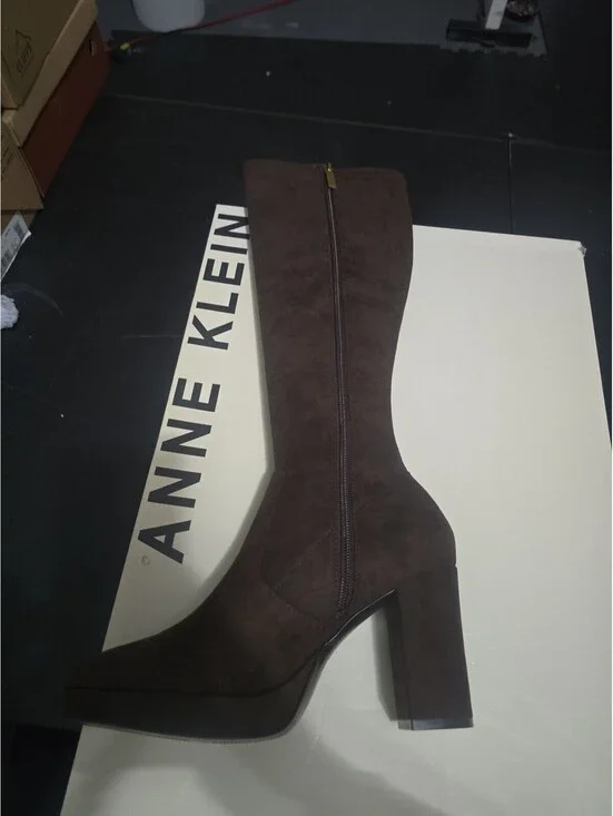 Anne Klein Journey Chocolate Brown Knee High Boots Women’s Size 7.5M