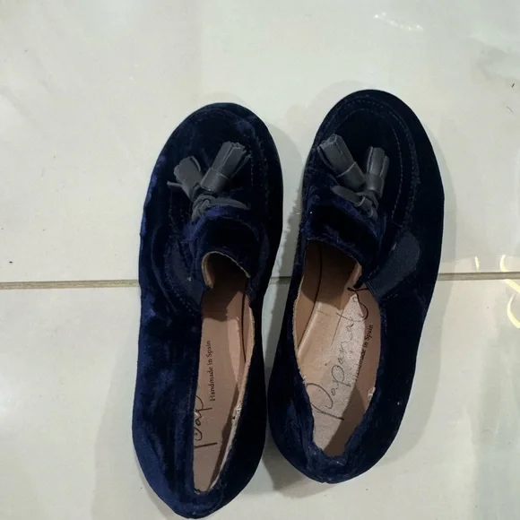 papanatas Dark Blue‎ Moccasins