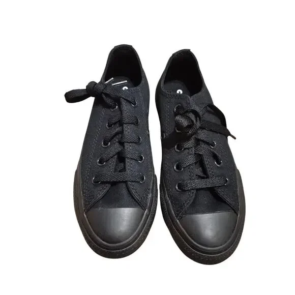 Converse Youth 13 Monochrome Black Chuck Taylor All Star Low Top Lace Up