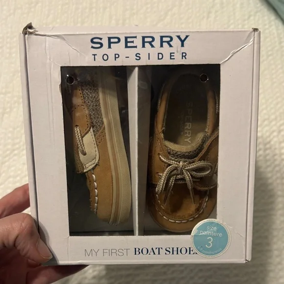 Sperry Kids Brown Moccasins