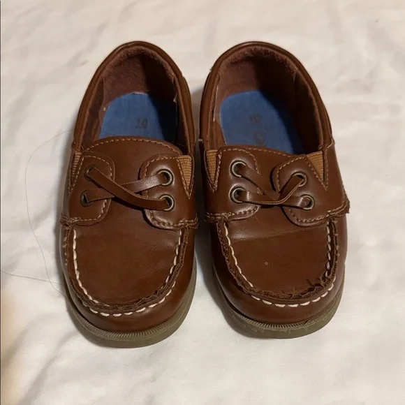 Brown Kids Boat Shoes