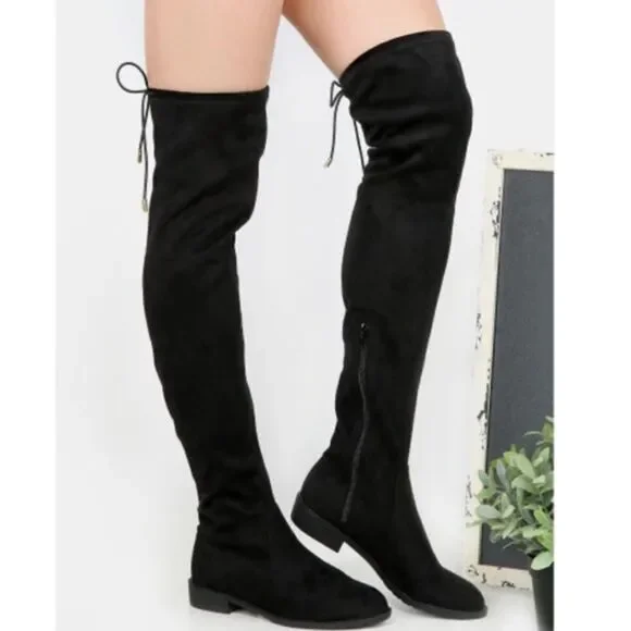 ✨4xHP ✨Flat Heel Thigh Boots✨