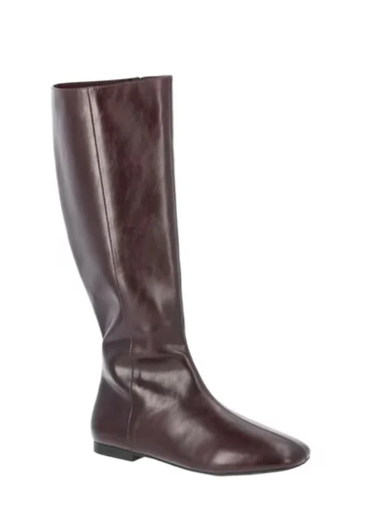 Time and Tru Women's Over-the-Knee Boot in Burgundy