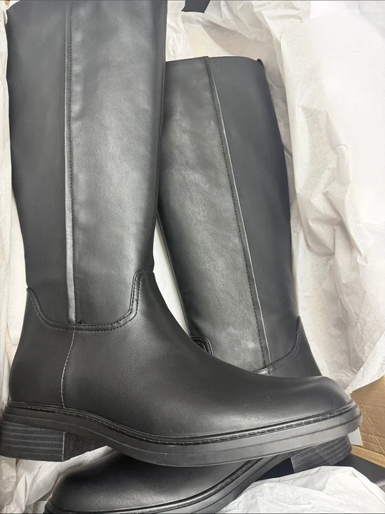 Naturalizer Black Over-the-Knee Riding Boots