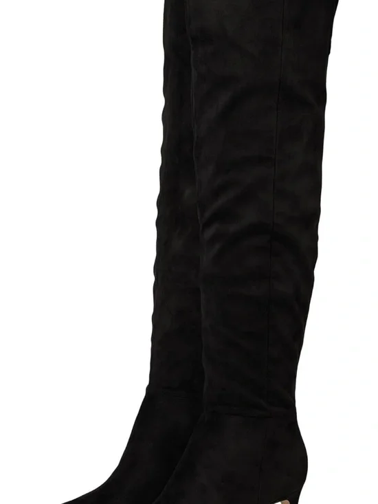 Nine West Women’s Black Over-the-Knee Boots - Classic Suede Style size 6.5med