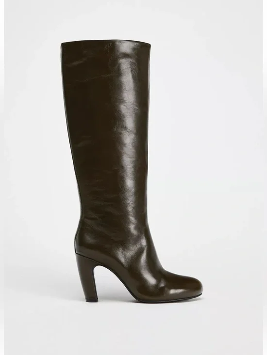 Zara Leather Knee High Boots | Bottega Inspired | NWT | Rare | Size 6.5