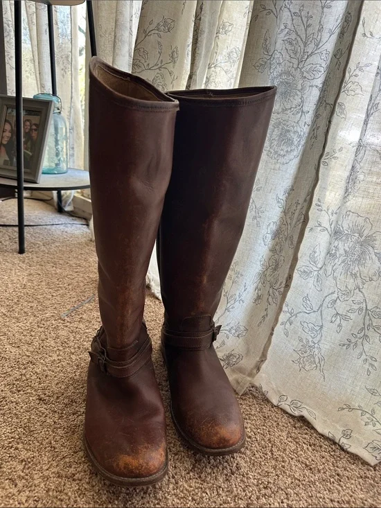 Frye - Women's Leather Riding Boots Boots