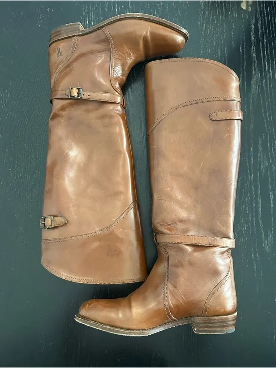 Frye dorado leather riding boots