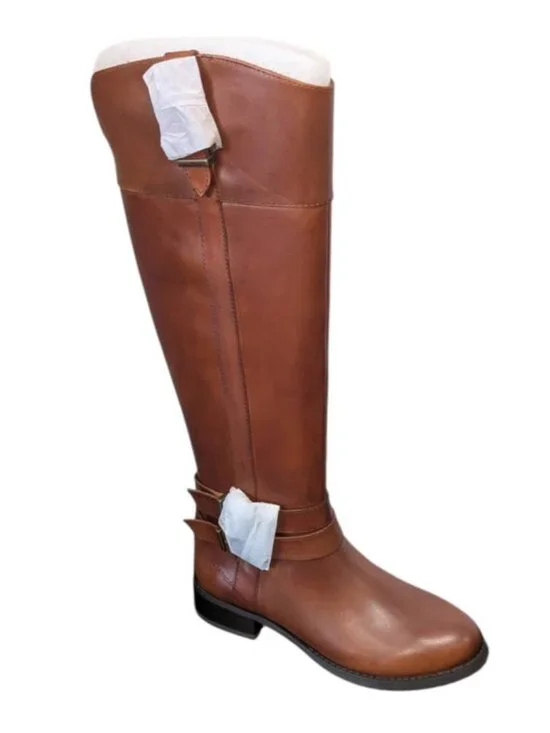 INC Womens Frank II Leather Knee-High Riding Boots Size 5 Medium - O