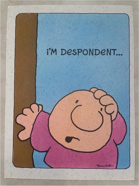 Vintage 1980s Ziggy Greeting Card