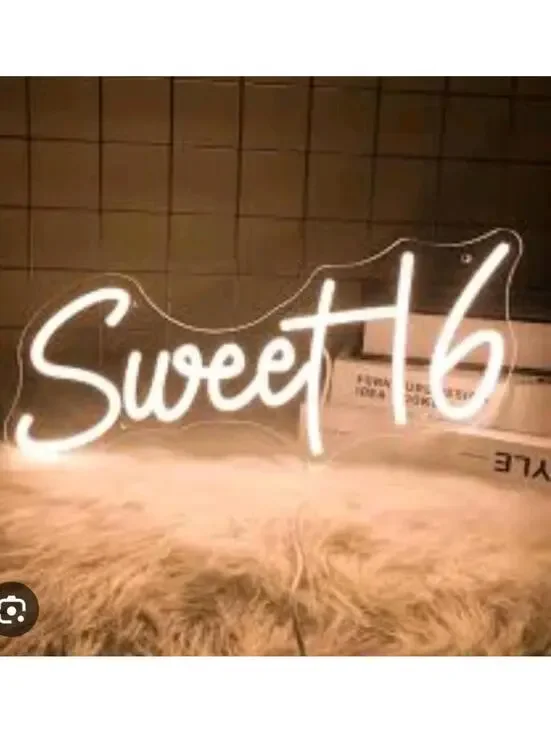 Sweet 16 hanging light party