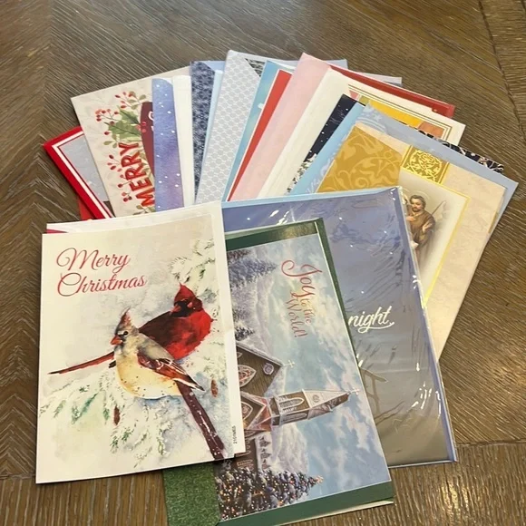 Lot of 24 Christmas greeting cards
