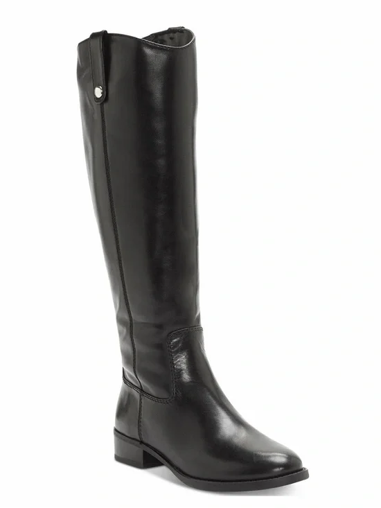 INC International Concepts Women's Black Over-the-Knee Riding Boots