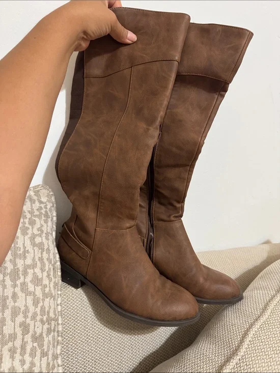 Steve Madden Chestnut Over-the-Knee Riding Boots
