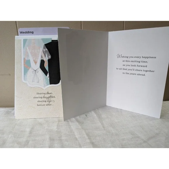 Wedding - Hallmark Heartline‎ Card with Envelopes - Pack of 14